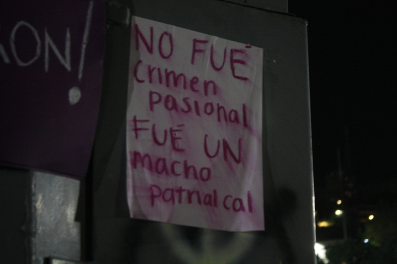 No fue crimen pasional, fue un macho patriarcal
