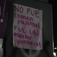 No fue crimen pasional, fue un macho patriarcal