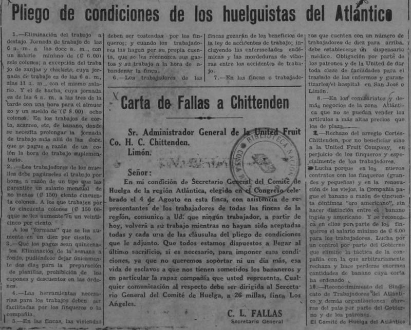 Pliego de condiciones de los huelguistas del Atlántico.png