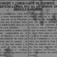 El municipe y comerciante de Siquirres Don Vicente de la Peña nos dá su opinión en el arreglo banan.png